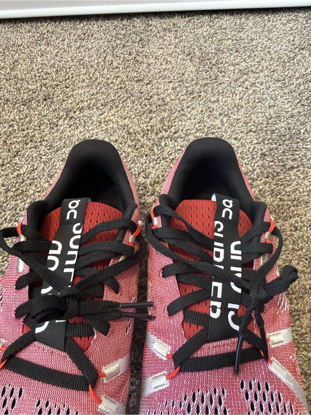 On Running Women's Cloudswift Coral Pink Lightweight Running Shoes - Picture 6 of 8